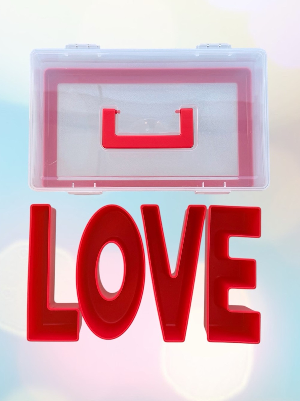 Cook with Color Valentine’s Day Figural Plastic Snack Box - Picture 3 of 5